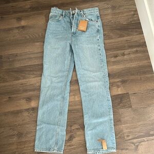 NWT Reformation jeans Size 27 Cynthia high rise straight jeans